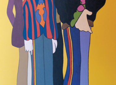 Beatles’ Sargeant Pepper’s mural in master bath