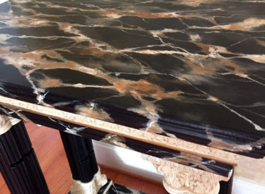 Marbling detail