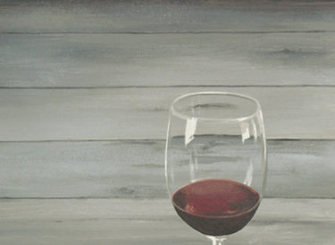 Wine cellar mural trompe l’oeil detail