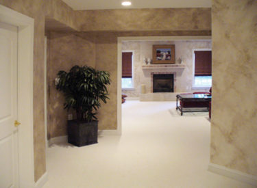 Olde-world drift faux finish