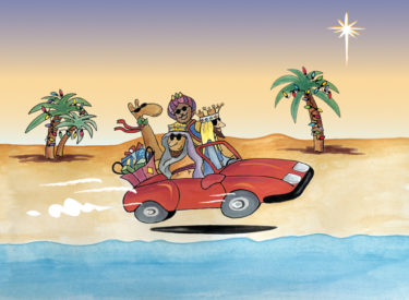 Corporate Christmas Card Design + Illustration